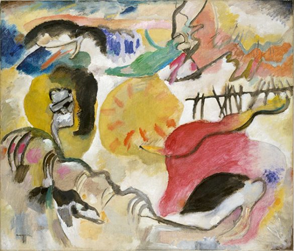 Improvisation 27 (Garden of Love II), 1912, by Wassily Kandinsky